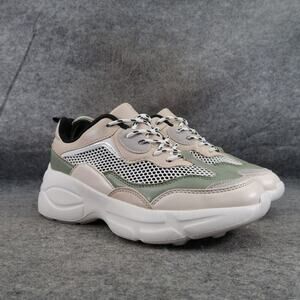 Qupid Shoes Womens 9 Fashion Sneakers Chunky Active Casual Lifestyle Sporty Mesh